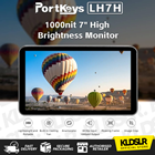 PORTKEYS LH7H 7" High-Bright Touchscreen Monitor
